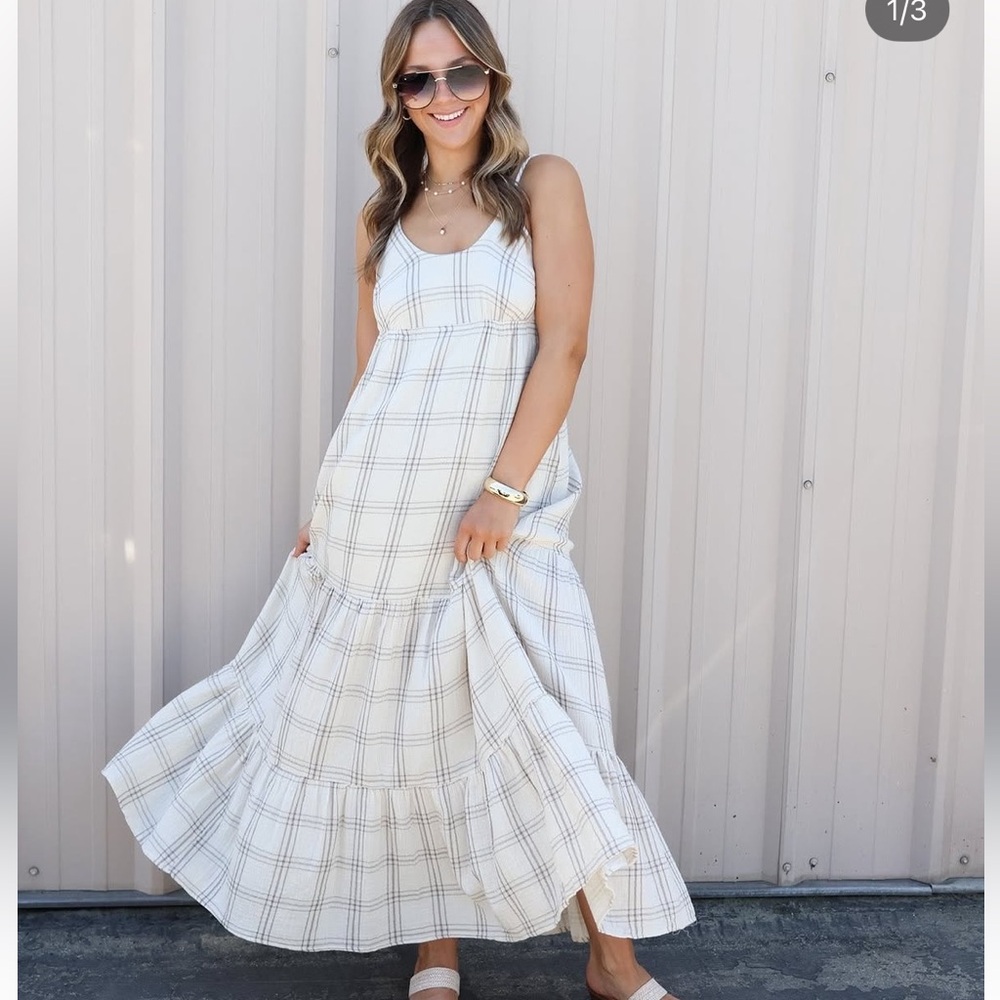 Millibon gauze maxi dress size small
